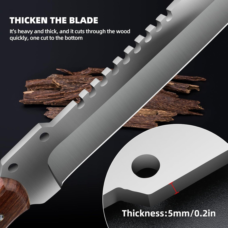 Outdoor Machete Knife With Sheath For Cutting Trees For Yard Work And For Machete Ideal For Gardeni 2