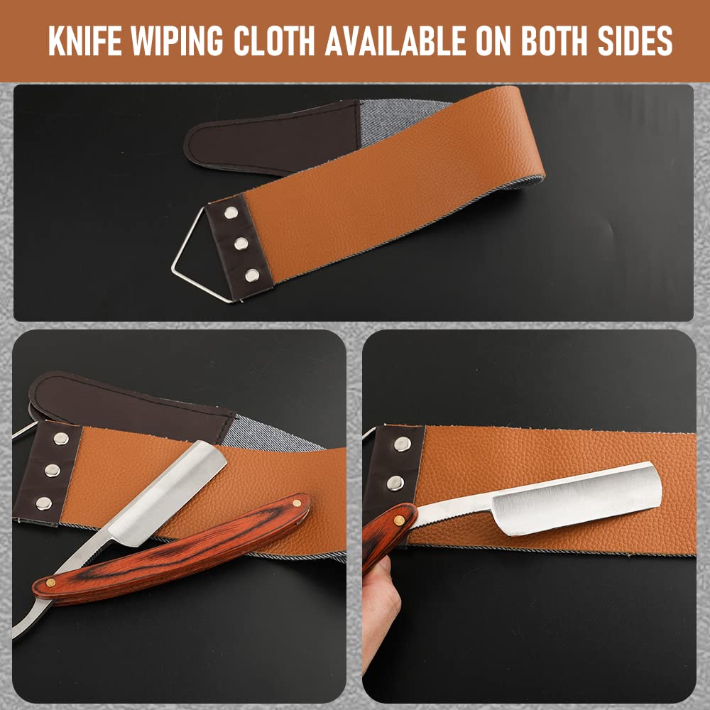 Straight Razor For Shaving Professional Straight Edge Barber Razor Premium Stainless Steel Shaver 2