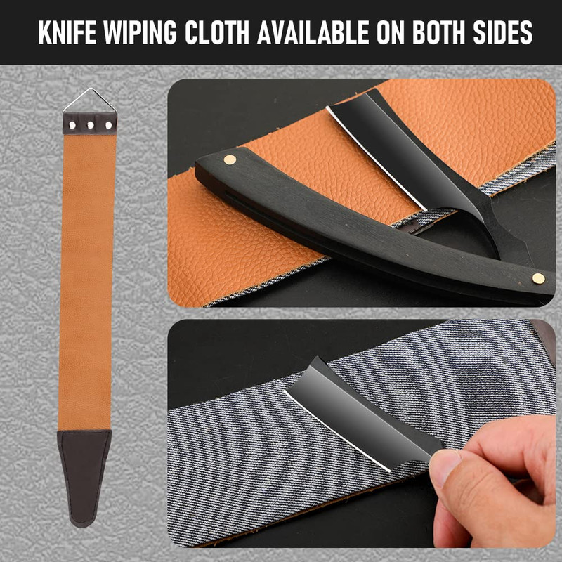 Straight Razor Knife For Shaving  Professional Straight Edge Barber Razor Premium Stainless Steel S 2