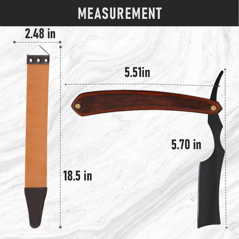 Straight Razor With Cover  Professional Straight Edge Barber Razor Premium Stainless Steel Shaver R 4