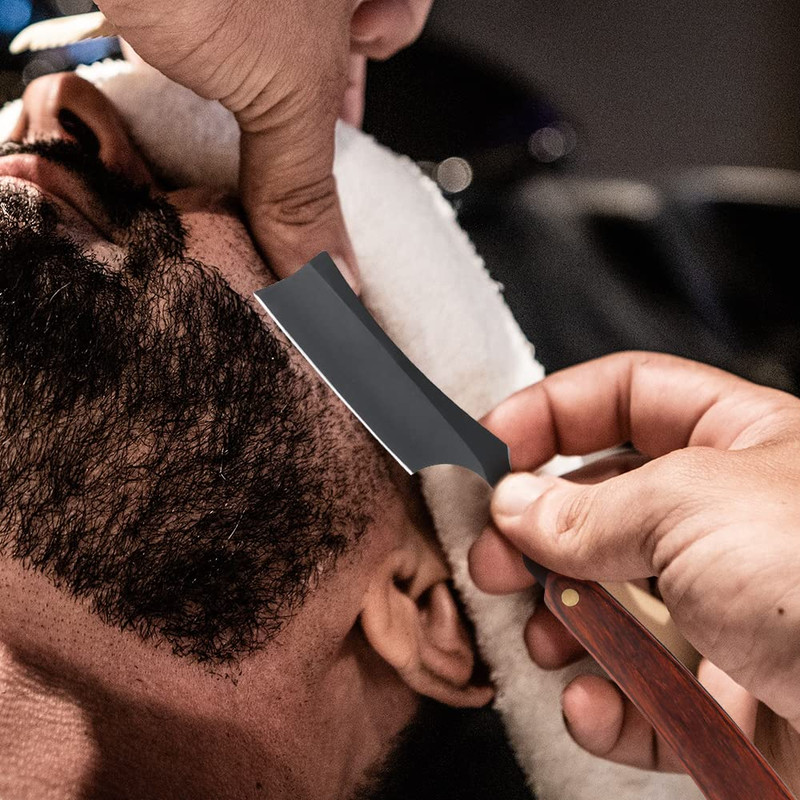 Straight Razor With Cover  Professional Straight Edge Barber Razor Premium Stainless Steel Shaver R 6