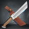 138 Inch Outdoor Hunting Knife With Sheath Fixed Blade Knives Survival Machete For Cutting Trees Fo 0