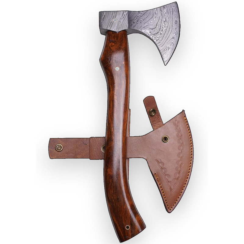 Damascus Camping Hatchet Axe Your Reliable Companion For Outdoor Adventures And Survival Situation