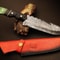 12Inch Premium Handcrafted Damascus Steel Hunting Knife 65 Inch Full Tang Blade With 55 Inch Ergon 0
