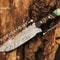 12Inch Premium Handcrafted Damascus Steel Hunting Knife 65 Inch Full Tang Blade With 55 Inch Ergon 5