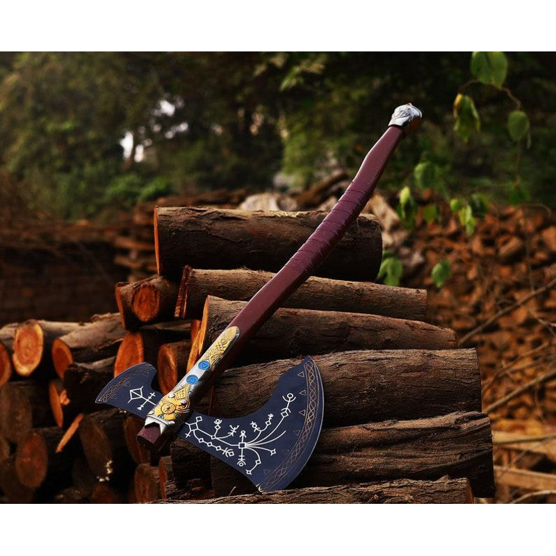 Custom GOD OF WAR Axe Handmade Kratos Axe