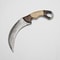 Karambit Knife Ivory And Brown Handle near me