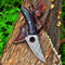 Stylish Custom Handmade Damascus Steel Knife