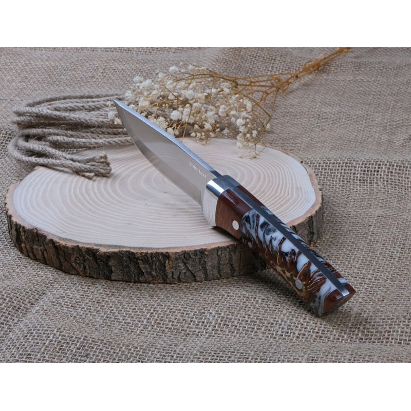 Personalized Handmade Steel Camping knife