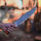 Handmade Damascus Steel Bowie Knife