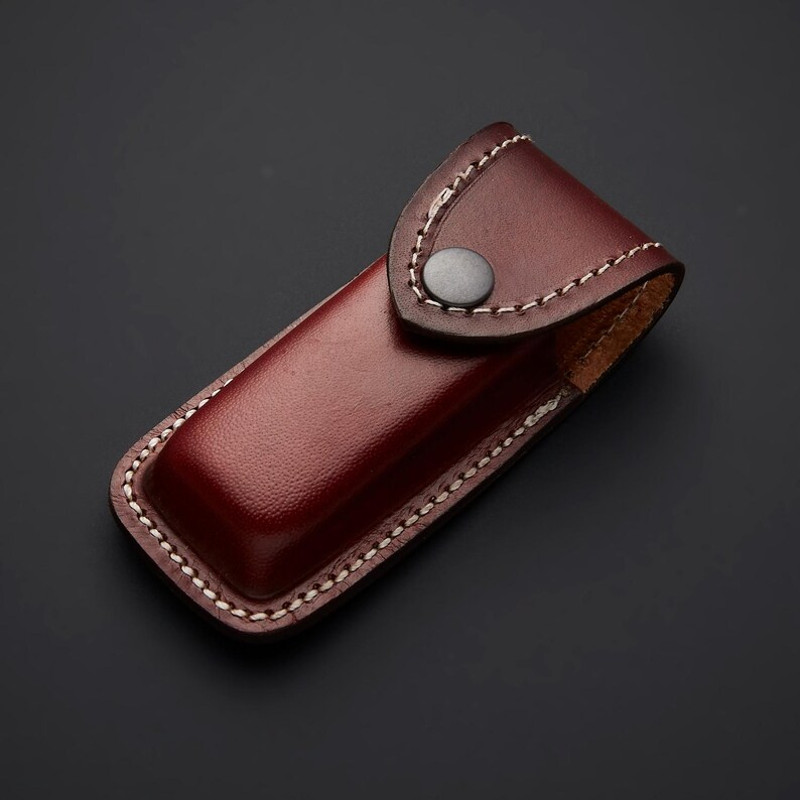 Custom Handmade Damascus Steel Pocket Knife Gift For Him Collectible Durable Everyday Carry Cus 5