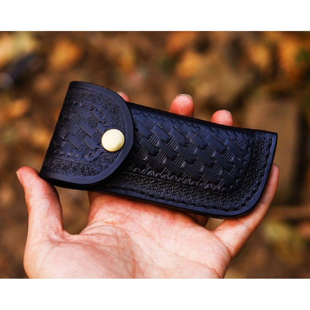 Handmade Hand Engraved Brass Handle Folding Knife Pocket Knife Easy Lock Knife Gift For Him Gift Fo 4