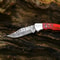 Handmade Folding Knife Damascus Folding Knife