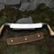 Big Drawknife With Leather Case
