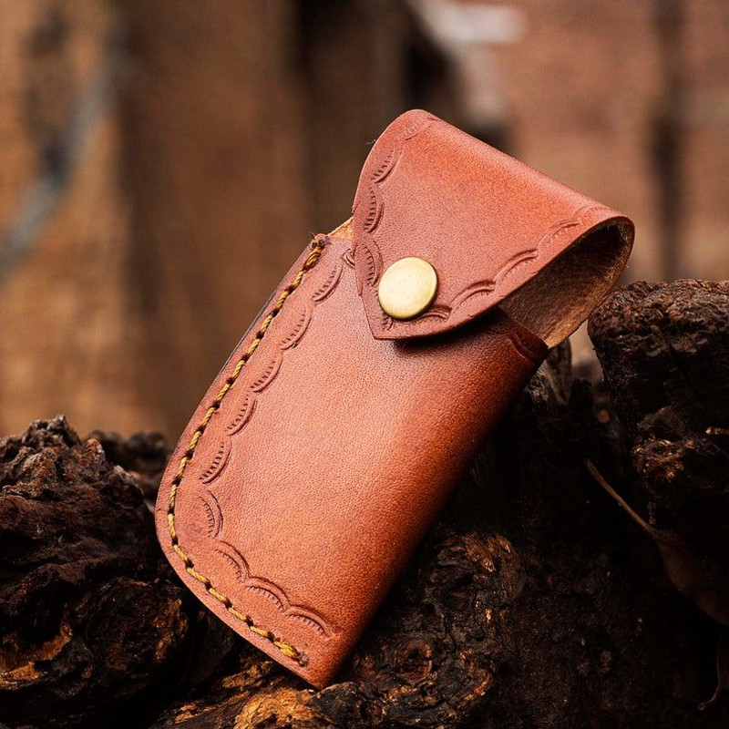 Personalized Handmade Damascus Pocket Folding Knife