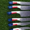Custom Handmade Damascus Kitchen Knife Set With Texas Flag Handle Gift Knife Sets Anniversary Gifts 6