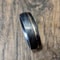 Damascus Steel Ring Custom And Handmade Damascus Ring With Brass Inlay Anniversary Ring Fathers Day 4