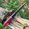 Custom Handmade Damascus Knife Pocket Knife Fixed Blade Knife Skinner Knife Camping Knife Buffalo H 7