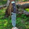 Damascus Steel Knife Hand Forged Tracker Knife Pocket Knife Fixed Blade Knife Anniversary Gift Gift 6