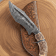 Buy Copper Damascus Hunting Bowie Knife