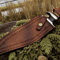 15 Handmade High Carbon Bowie Knife Rustic Stag Handle Leather Sheath Included 0