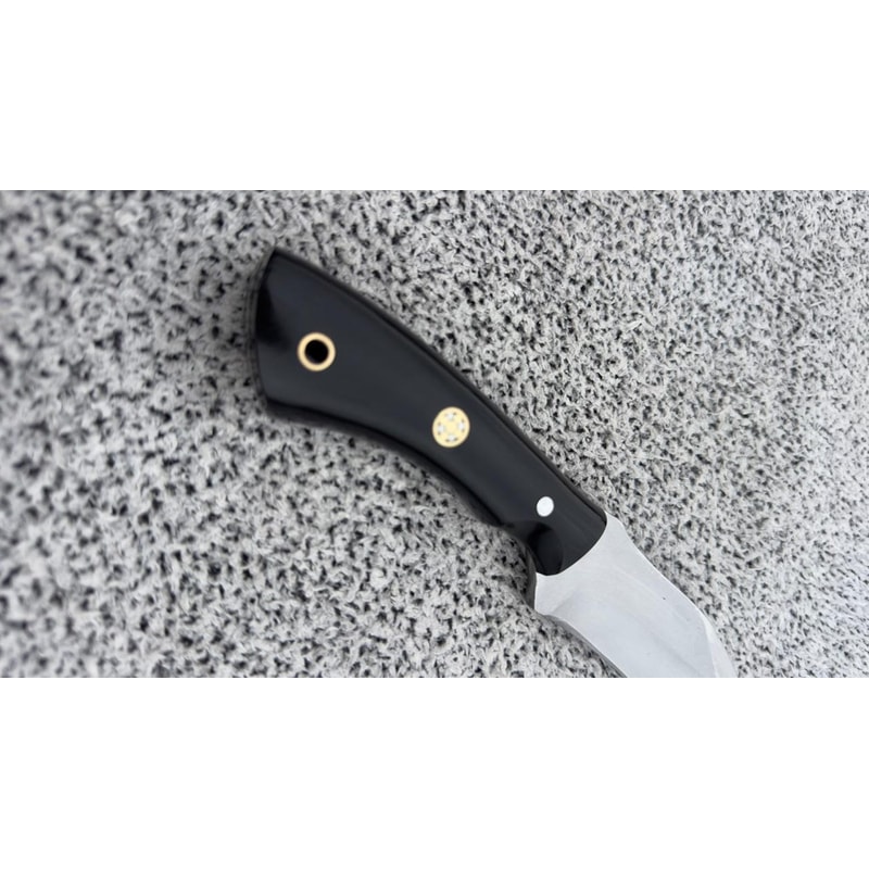 Premium Handmade Skinning Knife Bushcraft Survival Blade With Leather Sheath 5