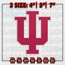 indiana hoosiers football team embroidery file, ncaaf teams embroidery designs, college football, machine embroidery des