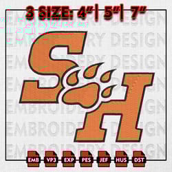 sam houston bearkats embroidery files, ncaa d1 teams embroidery designs, sam houston bearkats machine embroidery pattern