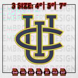 uc irvine anteaters embroidery files, ncaa d1 teams embroidery designs, uc irvine anteaters, machine embroidery pattern