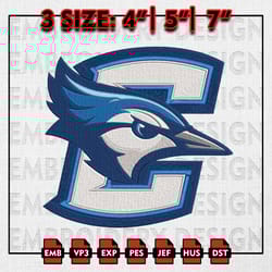 creighton bluejays embroidery files, ncaa d1 teams embroidery designs, ncaa creighton, machine embroidery pattern