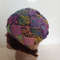 Colorful Beanie Hat Gradient Patchwork Hat Slouchy Hat Handknitted Women Multicolor Beanie Winter W 5