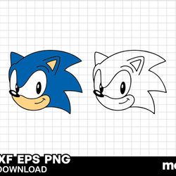 sonic the hedgehog svg