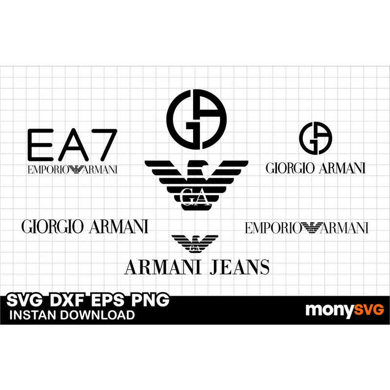 Giorgio Armani Logo Bundle SVG 0