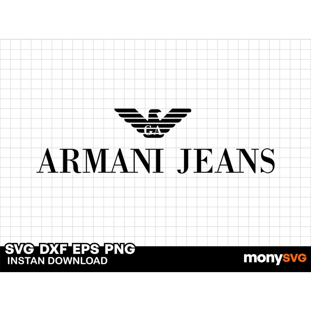 Armani Jeans Logo SVG 0