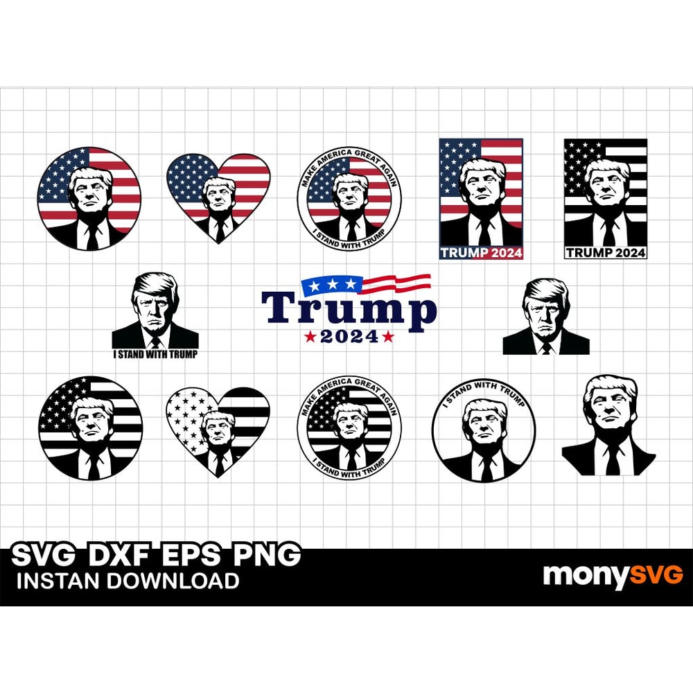 Trump 2024 SVG Bundle 0