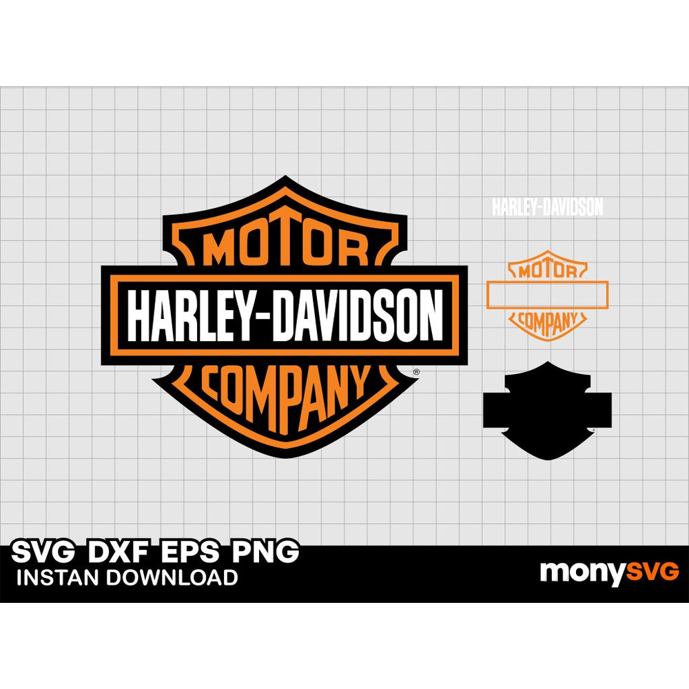 Harley Davidson Logo SVG 0