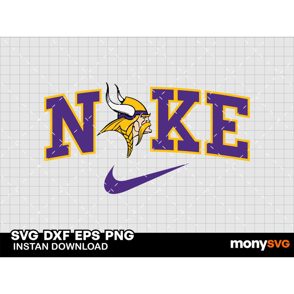 Vikings Nike SVG 0