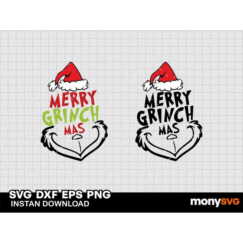 Merry Grinchmas SVG 0