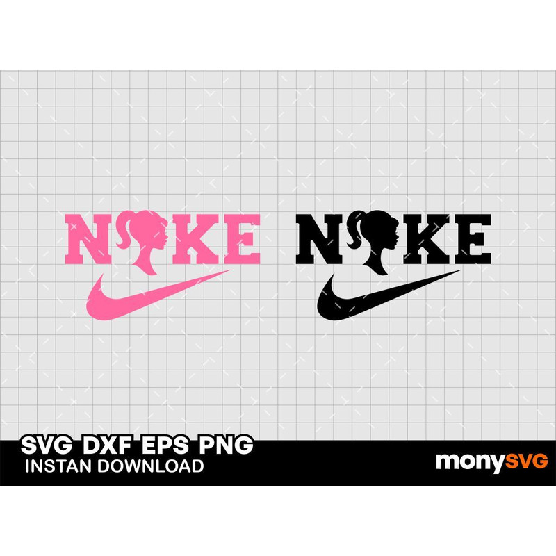 Barbie Nike SVG 0