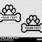 Dog Bone Monogram SVG 0