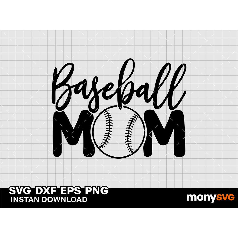 Baseball Mom SVG 0
