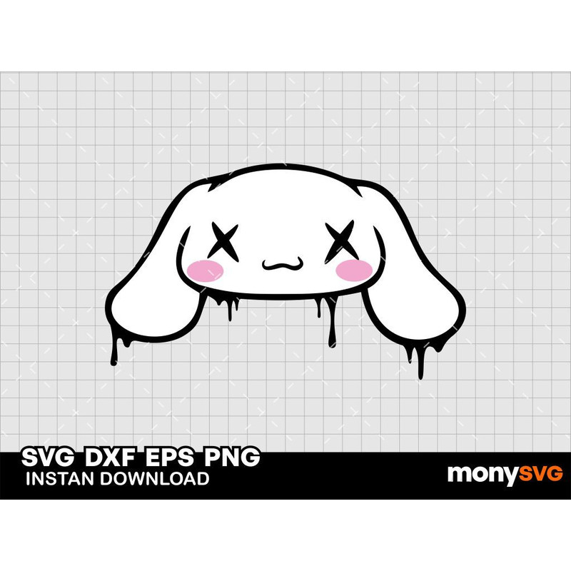 Cinnamoroll Drip SVG 0