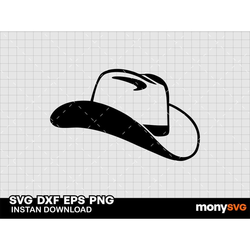 Cowboy Hat SVG 0