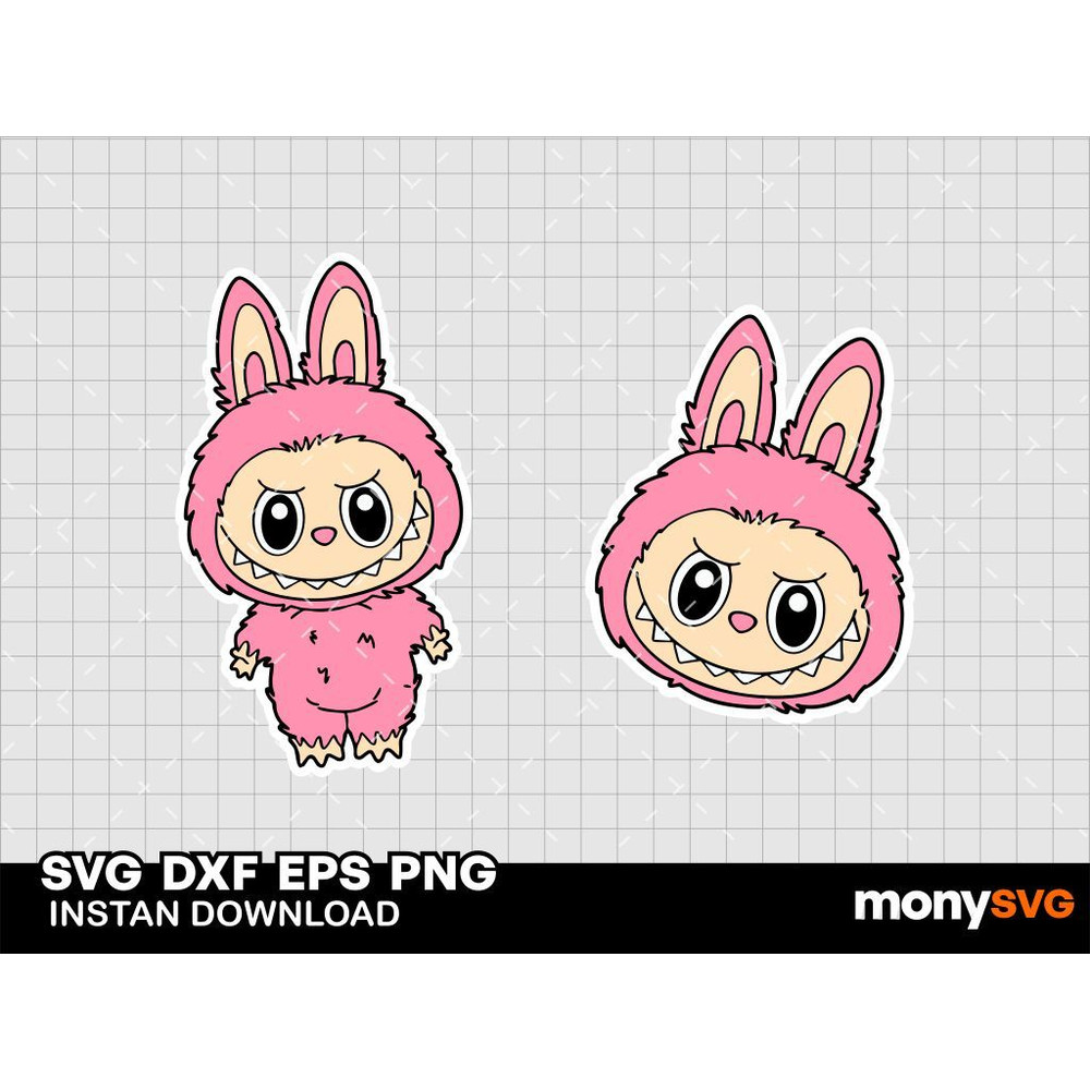 Labubu Sticker SVG 0