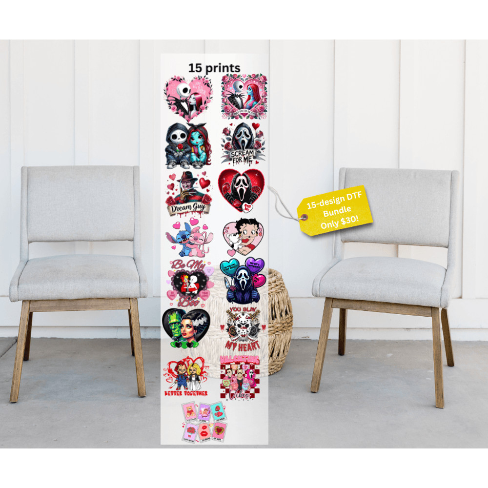 Valentines Day 11 DTF Bundle 15 Designs 0