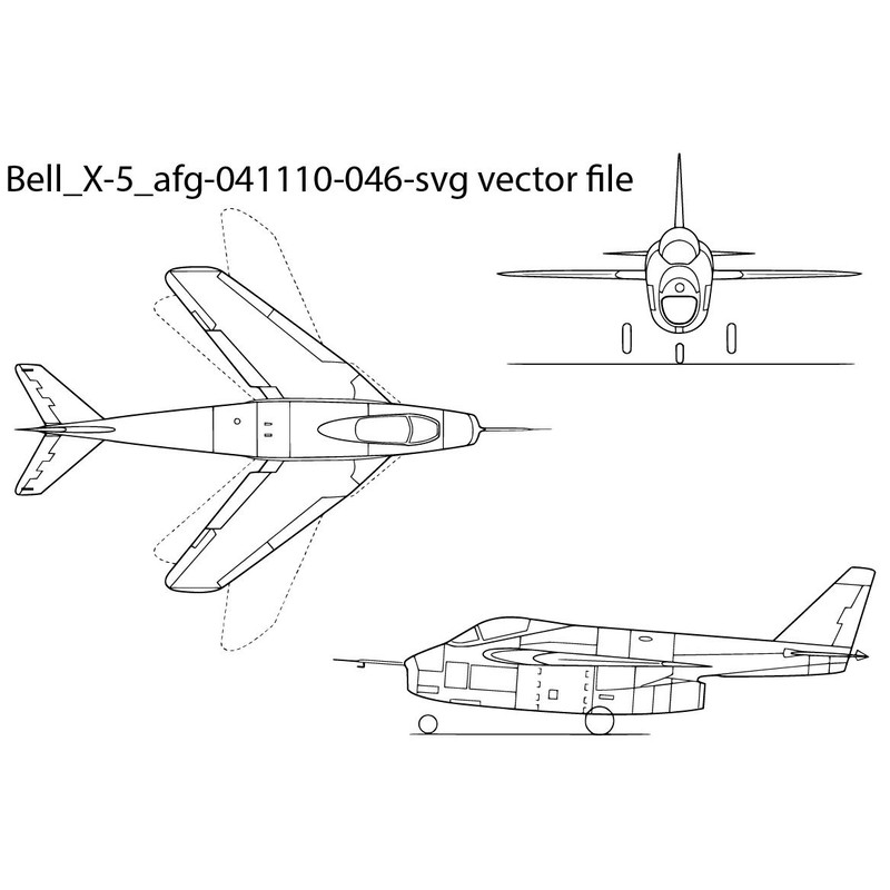 Bell X 5 Afg 041110 046 Svg Vector File 0