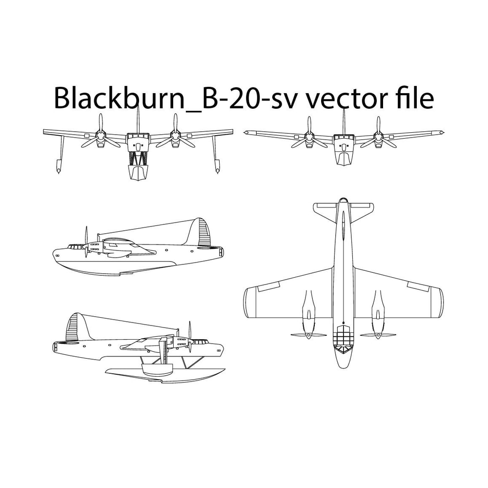 Blackburn B 20 Sv Vector File 0