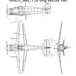 bloch mb 152 svg vector file