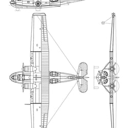 consolidated pby 5a catalina 3 view line drawing svg vector file
