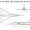 Convair F 106 Delta Dart 3 View Line Art Svg Vector File 0